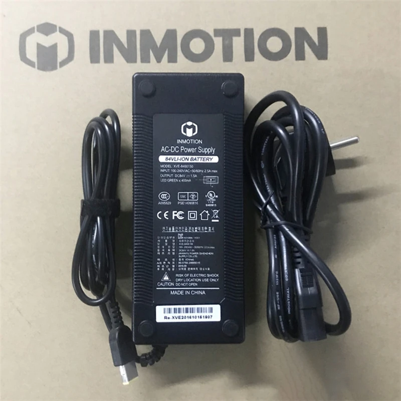 INMOTION V5F самобалансирующийся скутер, зарядное устройство для одноколесного электрического скейтборда, зарядное устройство, аксессуары для электропитания