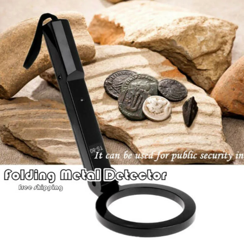 

Folding Hand-Held Metal Detector Waterproof Gold Digger Hunter Finder Sensitive Tester High Sensitivity SMN88