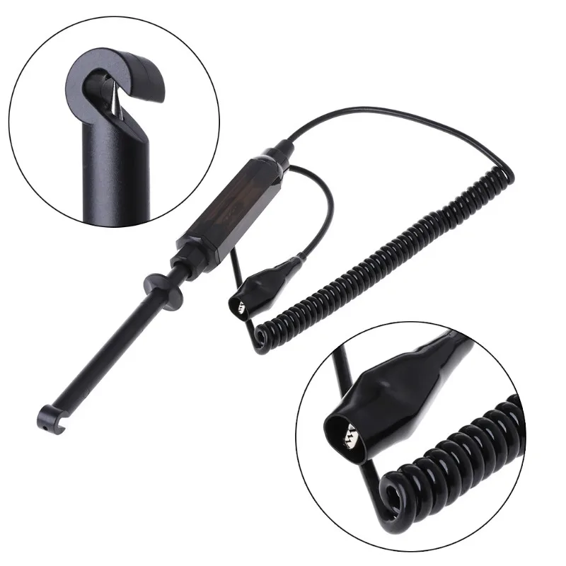 

Auto Voltage Circuit Tester 6V/12V/24V DC Hook Probe Test Light Pencil for Car Truck Test Lamps Car Testing Tools