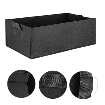 

Hot XD-Felt Elevated Garden Bed Square Garden Flower Planting Bag Vegetable Planting Bag Planting with Flower Handle