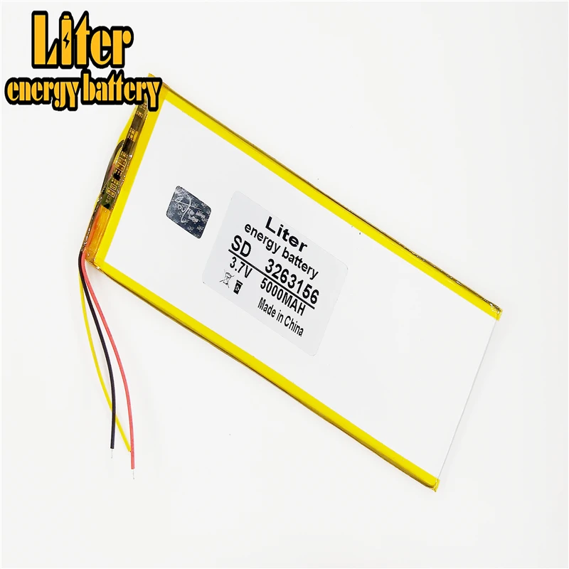 3263156 3.7V 5000Mah Ricaricabile Ai Polimeri Di Li Batteria Li-Ion Per 8 Pollici 9 Pollici Tablet Pc Chuwi Hi8 Hi8 Pro Xv8 Dvd Dvr
