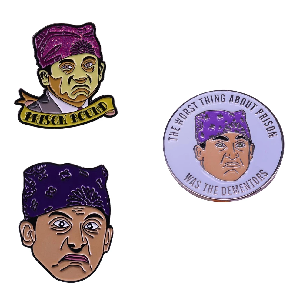 Code Pin Citation Humoristique Personnage Du Bureau Lie A La Quarantaine De Mike Aliexpress