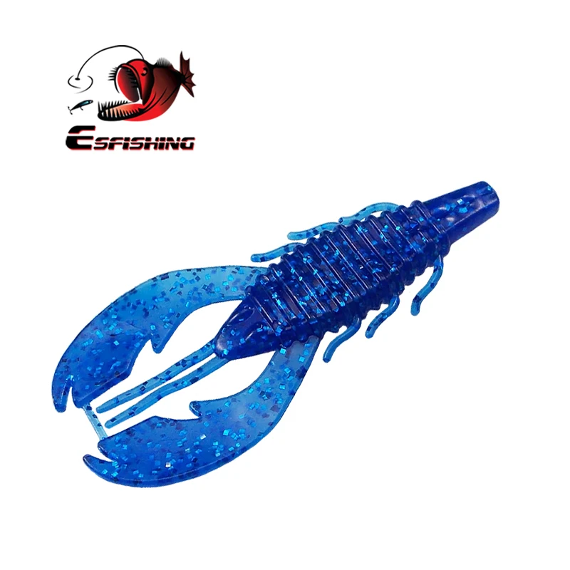 KESFISHING новые мягкие рыболовные приманки Бобби жирных Craw 4 &quot6 шт. Высотка каблука 10