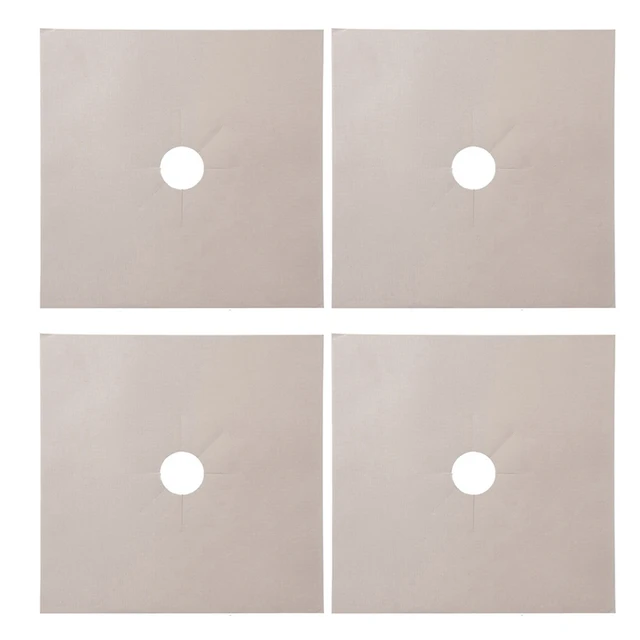 Gas Stove Protector Pad Cooker cover liner Clean Mat Pad Anti-Fouling And Oil-Proof Stovetop Protector Kitchen Accessories Tool Style G 4pcs