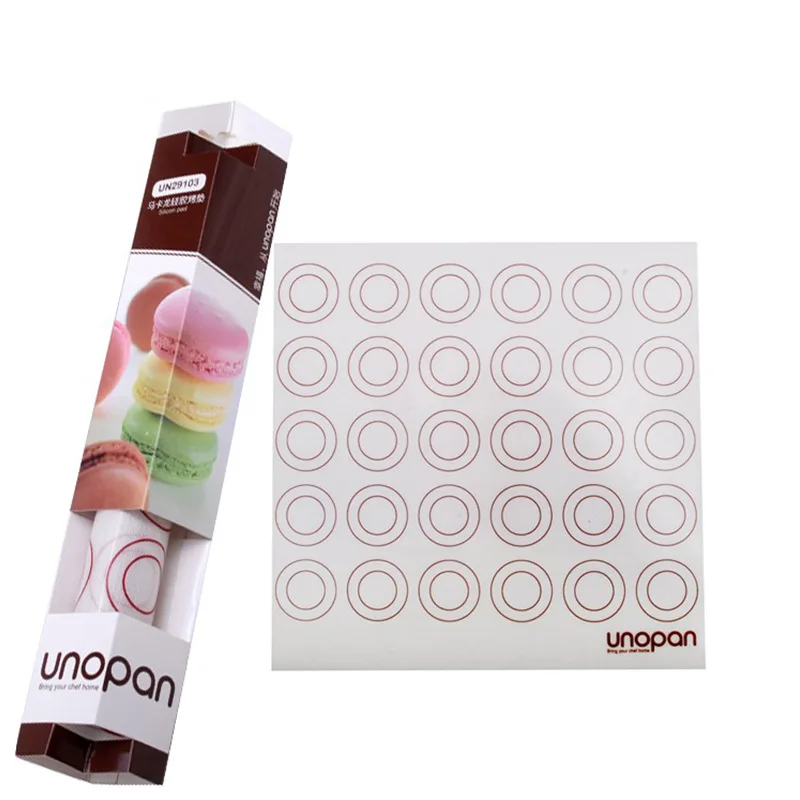 SN7 Unopan UN29103 Macarons силиконовый коврик антипригарный коврик для теста DIY инструмент для выпечки