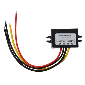

Promotion! DC/DC DC 12V/24V Step-down to DC 5V 5A 25W Power Buck Transformer