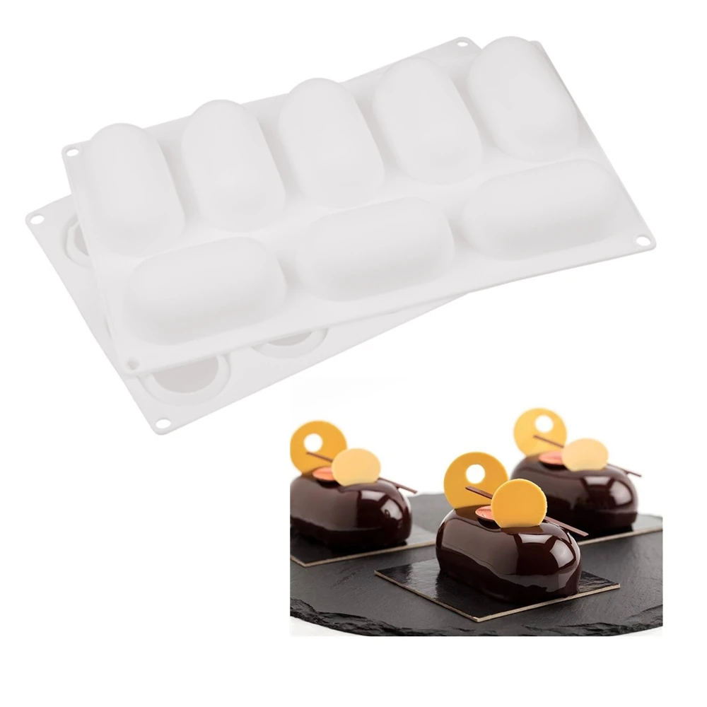 

Silicone Pillow Shaped Mousse Mold For Baking Tray Chocolate Dessert Ice Creams Mousse Mould Cake Decorating Tools Baking Pan