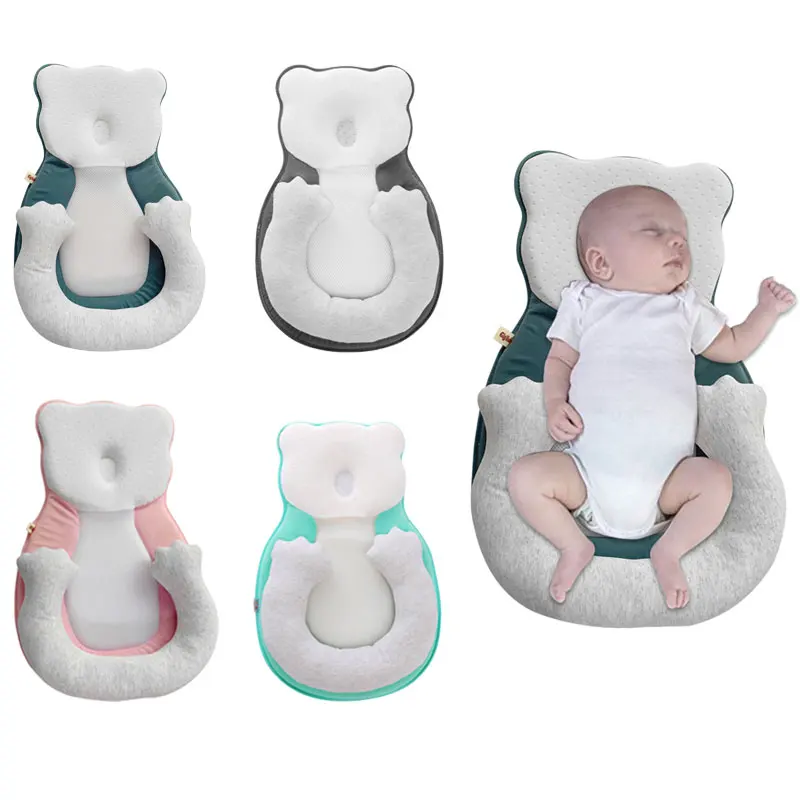 Baby Anti-roll Pillow Newborn Baby Sleep Positioning Pad Anti Roll Baby Head Shaping Pillows Infant Sleep Mattress for Baby Kids