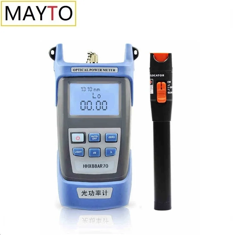 2 In 1 FTTH Fiber Optic Tool Kit Optical Power Meter and 1-30MW  Visual Fault Locator Use Ftth Fiber Optic Test Pen