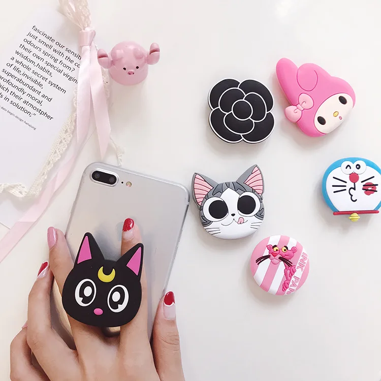 360 Вращающийся силиконовый squishy toys телефон расширяющийся стенд и сцепление Squeeze