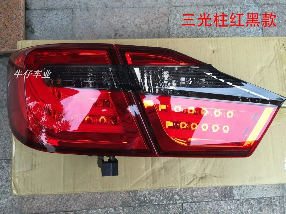 Автомобильный Стайлинг для Toyota Camry задний светильник s 2012 2013 Camry V50 светодиодный задний светильник Aurion задний фонарь DRL+ тормоз+ Парк+ сигнал