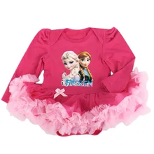 Осенне-зимнее кружевное платье с Микки и Минни Маус, Анной и Эльзой для маленьких девочек бальное платье, платья принцессы детская одежда для маленьких девочек