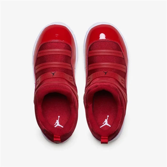 AIR JORDAN 11 LITTLE FLEX оригинальная детская обувь дышащая легкая детская обувь для бега спортивные кроссовки# BQ7101