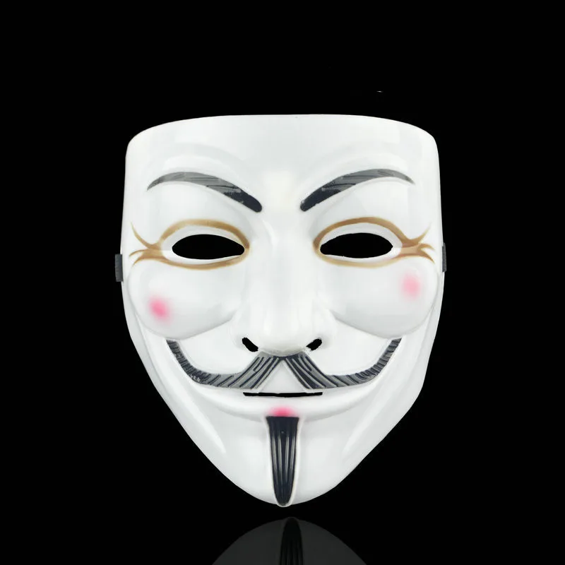 NEW Movie Cosplay V for Vendetta Hacker Mask Anonymous Guy Fawkes Halloween Christmas Party Gift for Adult Kids Film Theme Mask homemade halloween costumes Cosplay Costumes