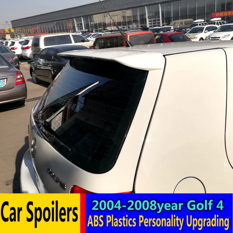 Для Volkswagen GOLF 4 спойлер 2004 2008 Высокое качество ABS Материал автомобильное заднее