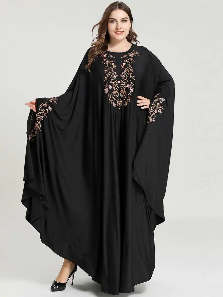 Black Dubai Abaya Hijab Muslim Dress Niqab Turkish Islam Clothing For Women Kaftan Caftan Robe Djelaba Grote Maten Dames Kleding Aliexpress