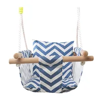 Baby Hanging Swings Safety Swing Chair Child Rocking Canvas Seat Infant Inside Room Decorations 2