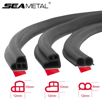 

Car Door Seal Strip Auto Rubber Seals Strips Noise Insulation Soundproofing Weatherstrip Car Door Protector Trunk Edge Stickers