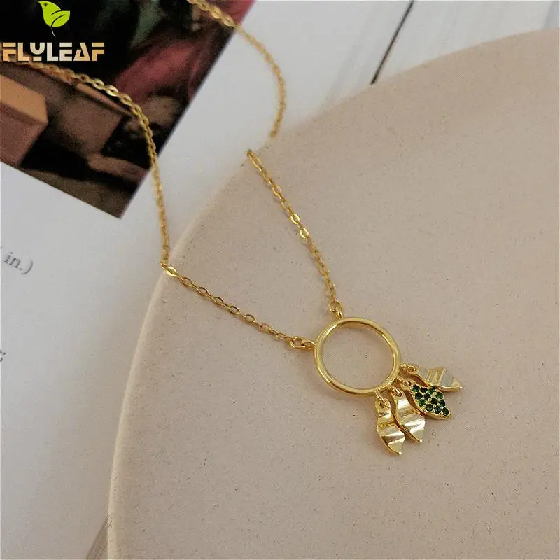 Flyleaf 18k золото Ловец снов кубическое ожерелье с фианитами& Кулоны Настоящее серебро 925 проба ожерелье для женщин цепочка, ювелирное изделие из драгоценных камней