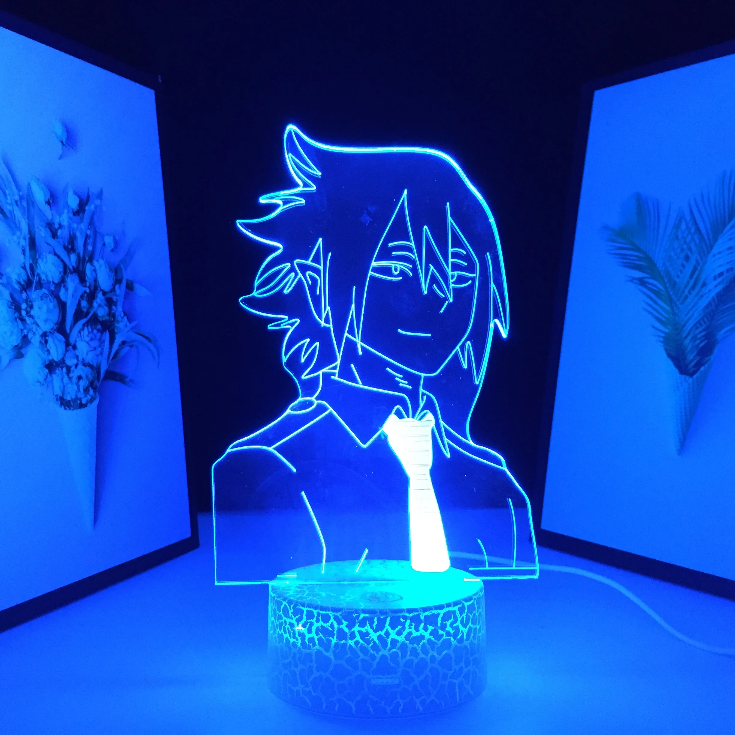 

Мой герой Академия аниме Tamaki Amajiki 3D светодиодный ночсветильник для спальни Декор подарок на день рождения Tamaki манга настольная лампа Прямая поставка