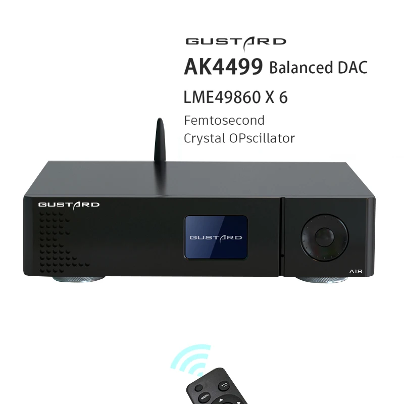 US $649.99 GUSTARD DACA18 AK4499EQ Fully Balanced DAC LME49860 Decoder DSD512 32Bit768kHz Builtin Linear Power Supply