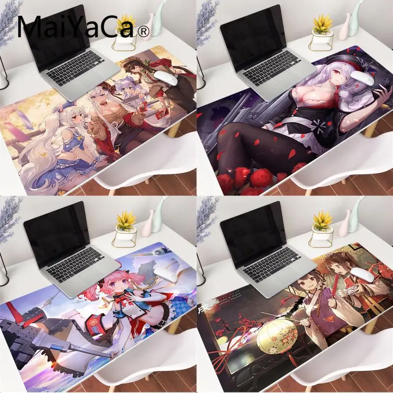 

MaiYaCa Azur Lane sexy girl Beautiful Anime Mouse Mat Gaming Mouse Pad gamer Large Deak Mat 800x300mm for overwatch/cs go