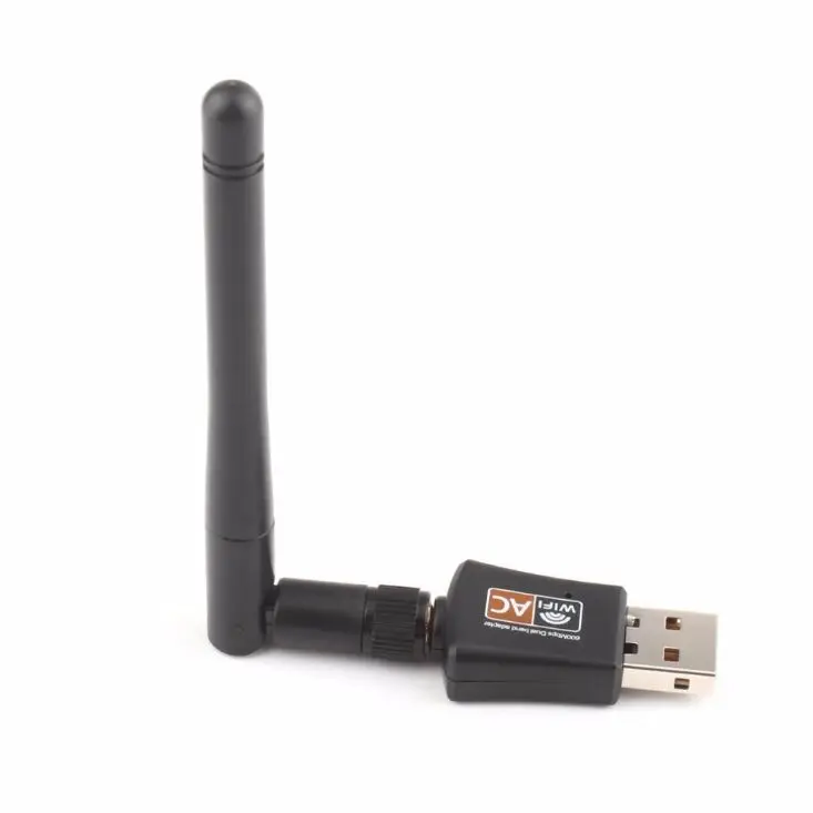 600 Мбит/с Dual Band 2,4/5,8 ГГц Беспроводной Lan USB WiFi адаптер 802.11AC с антенной 11AC 600 м USB Беспроводной сети Lan card 50 шт