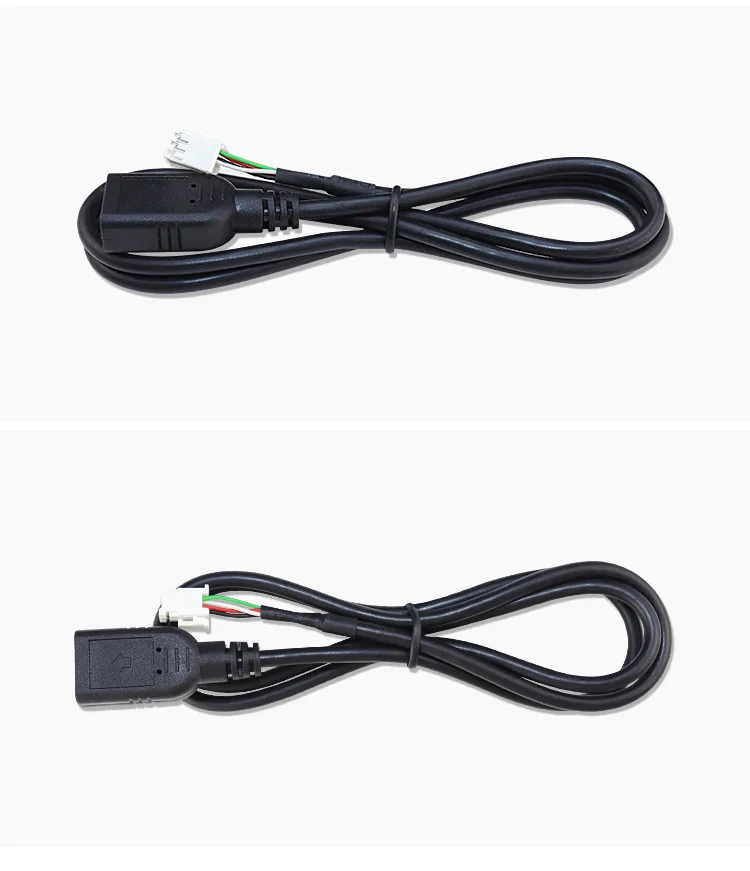 USB cable for android car radio long usb cable 4 pin and 6 pin adapter connector