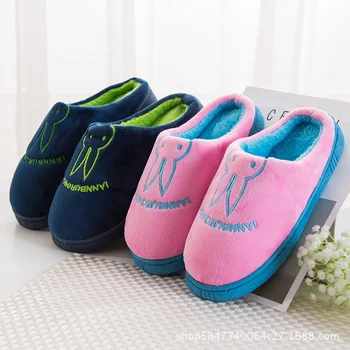 

Women Winter Home Slippers Cartoon Shoes Soft Winter Warm House Slippers Indoor Bedroom Lovers Couples Funny Slippers