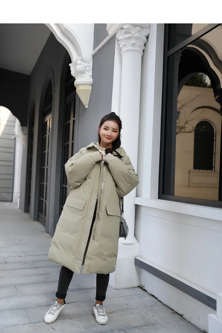 Пуховик Dongdaemun INS, пуховик, хлопковая стеганая одежда, зима, стиль, хлопковая стеганая куртка, женская, средней длины, от моря