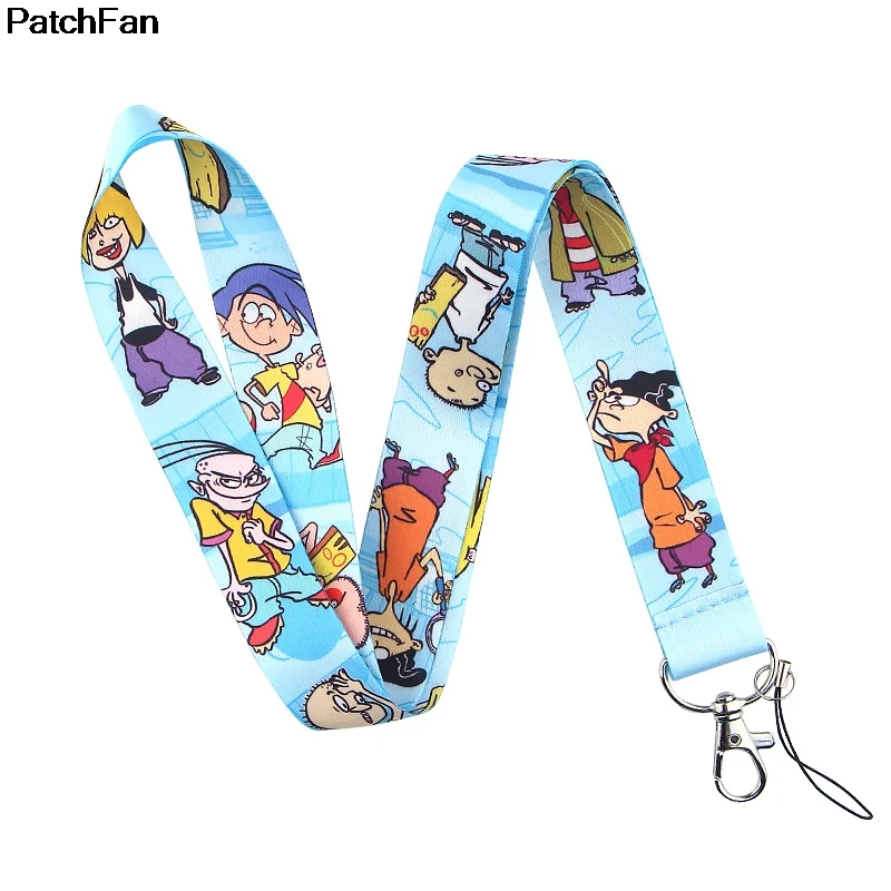 Patchfan планка и Джонни мультфильм брелок ремешок тесьма лента на шею Ткань id держатель значка Ожерелье Аксессуар A2511
