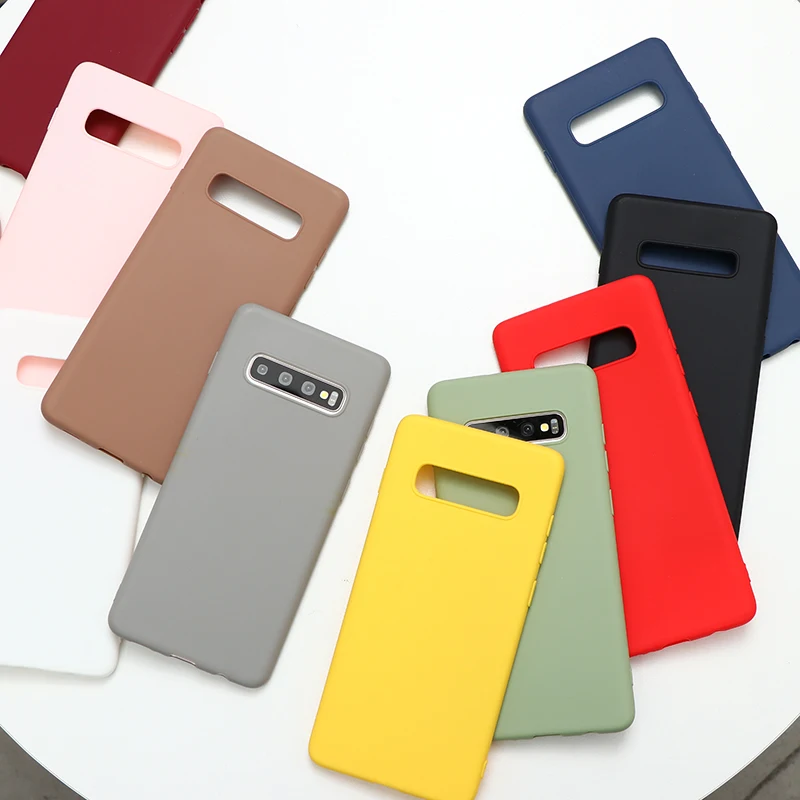 ТПУ карамельного цвета чехол для samsung Galaxy S10 S9 S8 плюс S6 S7 край A20e A30 A40 A60 A50 A70 M20 M30 M30S M40 Примечание 10 8 9 Pro Чехол