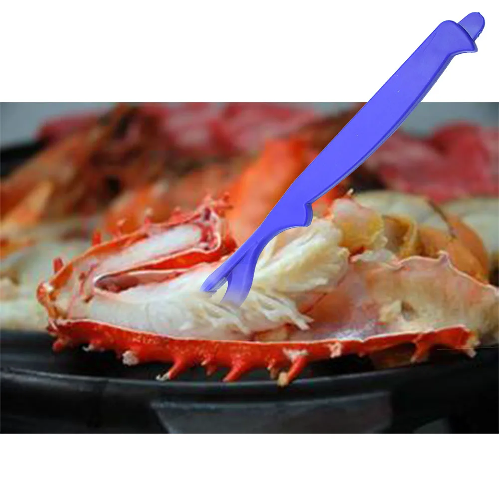 Синий Щипцы для морепродуктов Экономия пространства Омаров легко установить профессиональный BPA-free не сдавливать многофункциональный ABS снос Краб легкий подарок - Цвет: Синий