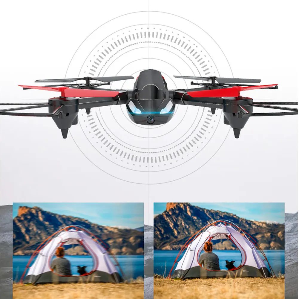 

3 In 1 Drone Quadcopter Toy with Camera 2.4GHZ 6-Axises Bounce RC Car Tank Gifts for Kids NSV775