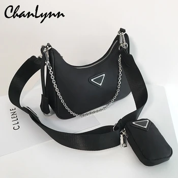 

luxury brand shoulder bag women fashion designer handbags high quality crossbody bags Chains canvas totes free shipping