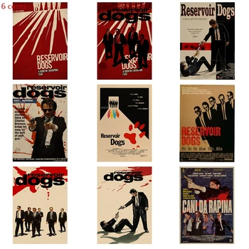

Quentin Tarantino Director Film Poster Falling Dog, Retro Poster Kraft Poster Decorative Poster Movie Wall Sticker Poster Movie
