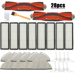 Kit de remplacement pour aspirateur Robot Xiaomi Mijia 1C 2C, 28 pièces, T1 Dreame F9, filtre Hepa, brosse principale, vadrouille 