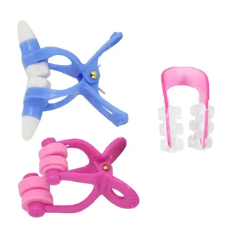 

3pcs Magic Nose Shaping Shaper Lifting Bridge Straightening Beauty Clip+ Nose Up Clip +Nose Massage Tools Correction Set