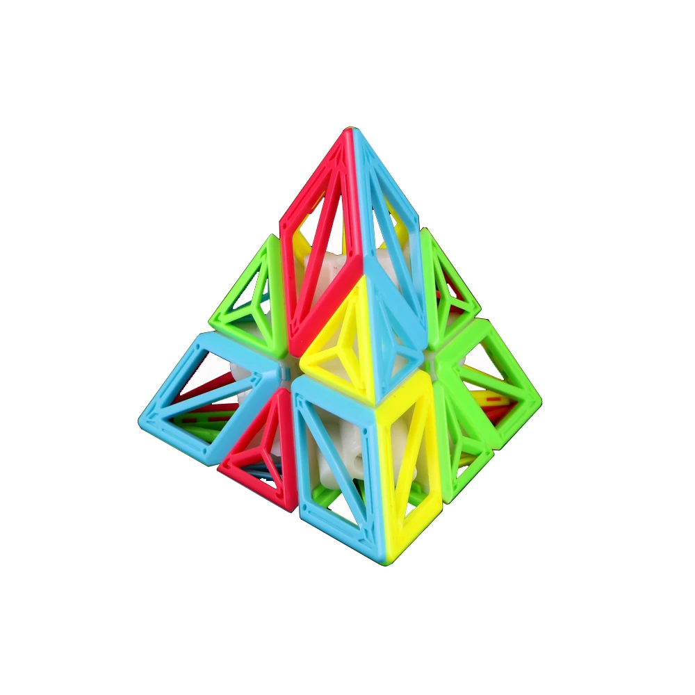 Iq-кубики QiYi DNA/Пирамида 3x3 куб высокое Скорость куб головоломка магический Профессиональный обучающие и развивающие Кубик Рубика детские игрушки