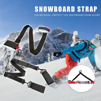

Adjustable Skiing Pole Shoulder Hand Carrier Lash Handle Straps Porter Hook Loop Protecting Ski Handle Strap