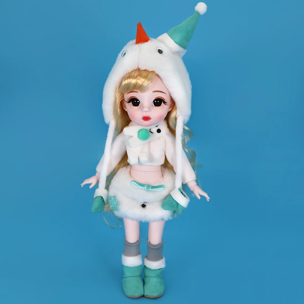 Dream Fairy 1/6 BJD 28 Joints Body Dolls with Clothes Shoes Lucky Angel Series 28cm Ball Jointed Dolls Full Set Gift for Girls 13