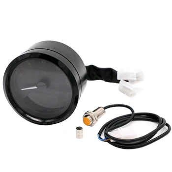 

Motorcycle Meter Lcd Digital Indicator Tachometer Odometer Speedometer Oil Meter Multifunction With Night Dial