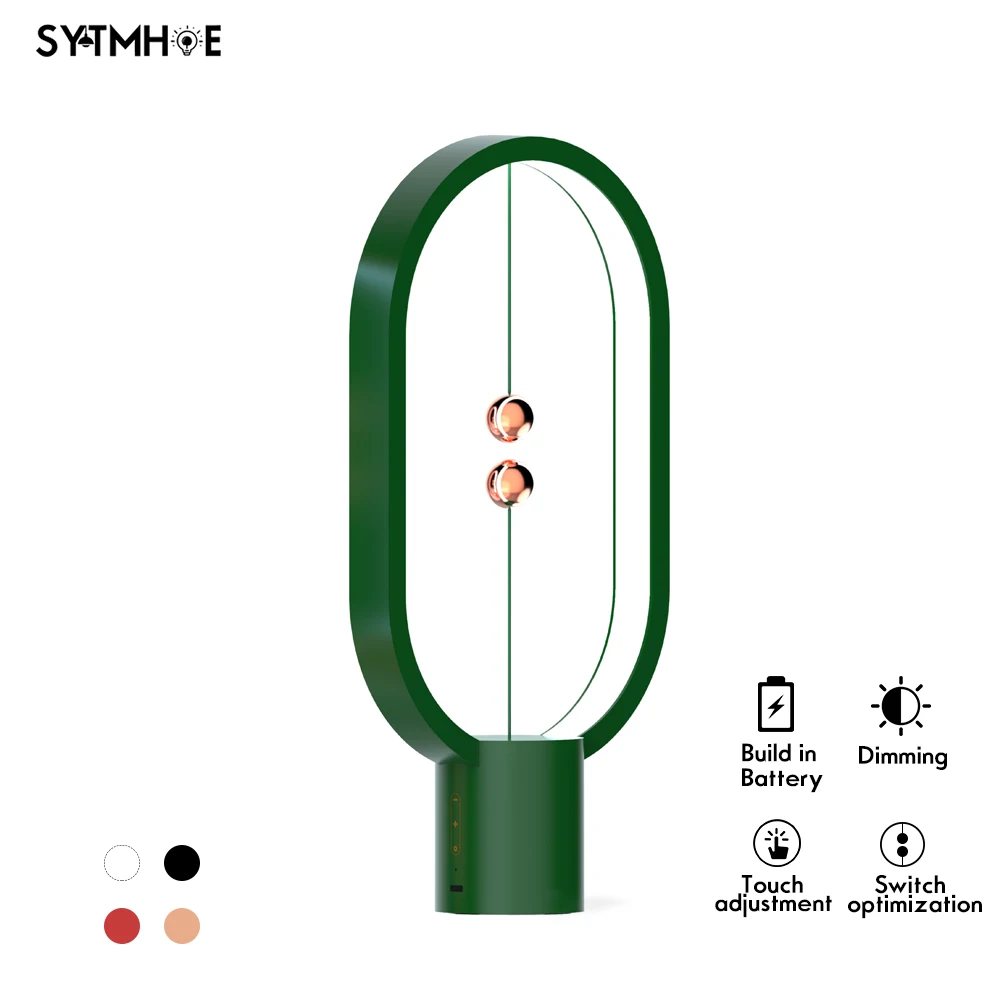 Magnetic Mid-Air Switch Bed Side Table Lamp Rechargable Touchable Dimming Eye-Care Bed Room Desk Light Led Dressing Table Light