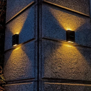 Smart Solar LED Outdoor Light Waterproof Garden Decor Lamps for Balcony Courtyard Street Wall Light Garden Outdoor Solar Lamp 1