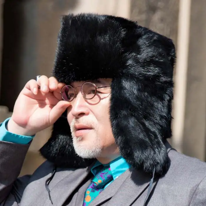 Lei Feng шапка из кроличьей шерсти, старая мужская шапка для мужчин и женщин, зимняя уличная Теплая мужская шапка среднего возраста