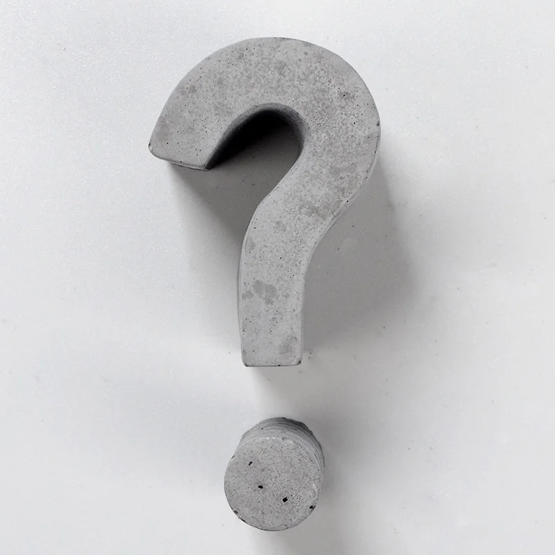 Silicone Cement Mold English Symbols Concrete Stone Wall Handmade Decoration Tool