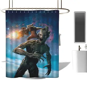 

Elegant Shower Curtain Waterproof Fabric Shower Curtain for Master Bathroom Kids Bathroom Guest Bathroom