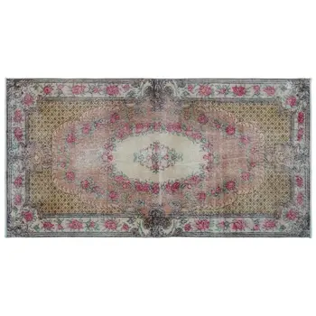 

Handmade Natural Vintage Turkish Area Rug 112x216 Cm-3'8''X7'1''