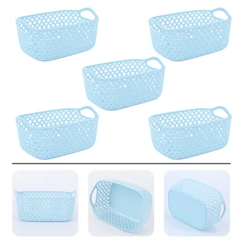 

5pcs Desktop Storage Holder Cute Practical Delicate Sundries Container for Gift