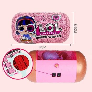 

LOL surprise dolls Diy Disassembly Lock Unpacking lols dolls UNDER WRAPS Capsule Surprise Dolls Action Figures for girl's toy